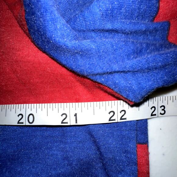 Disney Parks Womens Size XL Pinocchio Figaro Cleo Graphic Red Blue Stripe Shirt - Picture 5 of 6